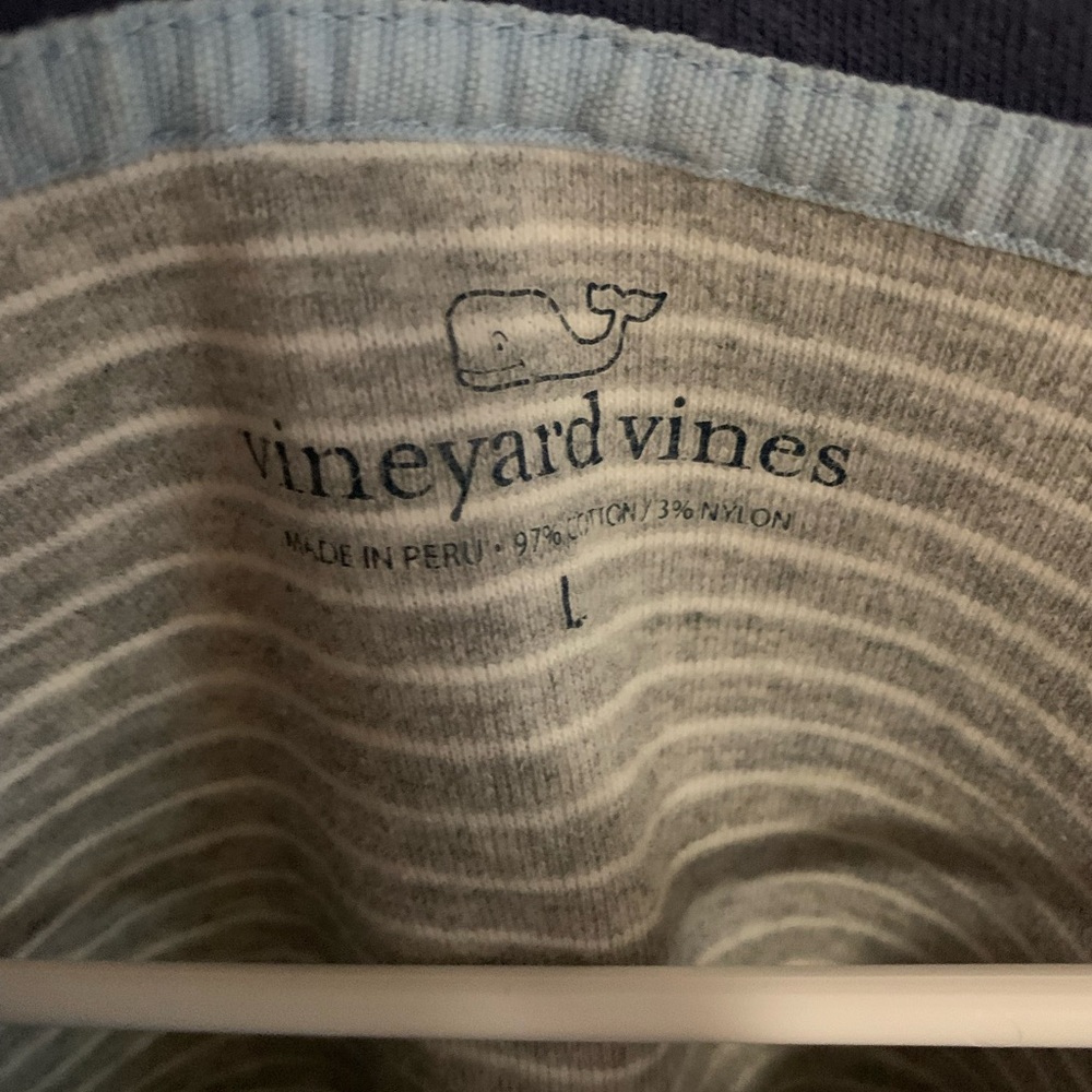 Vineyard vines L men’s quarter zip - grey
